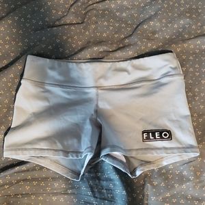 Fleo shorts- grey blue